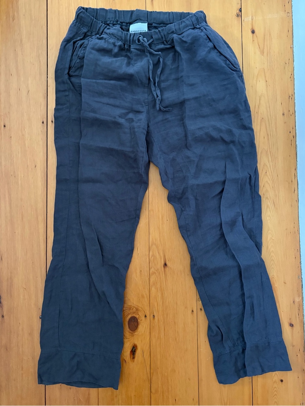 Parachute Linen Pants in coal